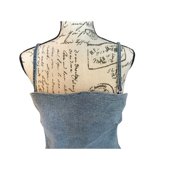 Rag & Bone Denim Midi Dress Size 10 - Picture 3 of 12